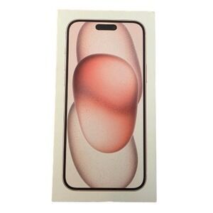 Apple iPhone Box Only 15 plus Pink Smartphone Empty